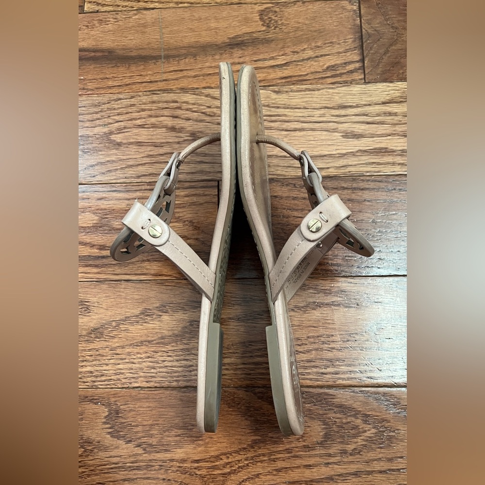 Tory Burch Women's Miller Soft Calf Leather Sandals Sz 7.5 - Picture 4 of 10